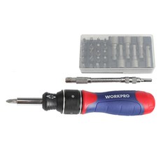 WORKPRO 2倍速雙模式29合1棘輪螺絲起子組 WP221052, 1套