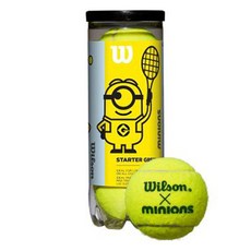 Wilson 小小兵第1階段網球 WR8202501001 3入, 黃色, 1個