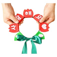 minhwashop 家庭月康乃馨髮箍製作套組 我愛你 FDPFB0341, 20套, 混合色