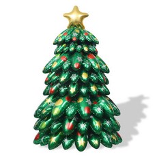 4D聖誕樹氣球, 2個, 混合顏色