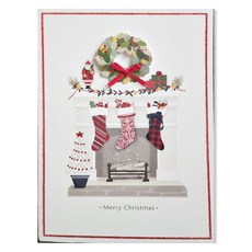 홀마크 크리스마스 카드 2p 세트 XPX1121, 혼합색상, 1세트