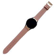 스페이스쉴드 날개형 베이직 가죽 레더 스트랩 20mm, 로즈핑크, 1개