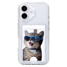 유스픽 디자인 카드수납 젤하드 휴대폰 케이스