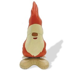 霧面站立聖誕老人, 混合顏色, 3個