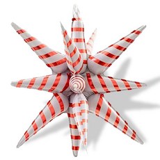 聖誕星星氣球 91cm, 紅色, 5個