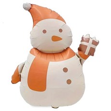 霧面聖誕雪人, 混合顏色, 3個