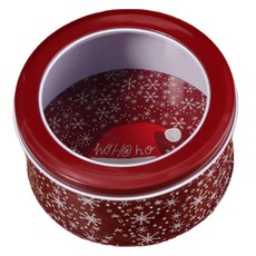 Black Tree 聖誕裝飾圓形糖果盒, 1個, F款