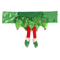 블랙트리 크리스마스 소품 의자 커버 요정, 그린, 1개