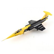 HOBBY MASTER Replica Starfighter JaboG 1985 戰鬥機模型 黃色 + 黑色 1:72 F-104G, 1個