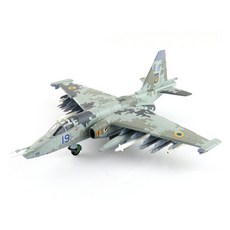 HOBBY MASTER 複刻版 烏克蘭 2022 Su-25M1 戰鬥機模型 灰色 1:72, 1個