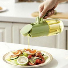 Rebes精油玻璃瓶噴霧2in1 綠色, 300ml, 1個