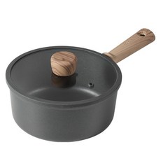 CAROTE Carote 北海道 TI 鈦金屬電磁爐單柄鍋, 黑色, 1個, 18cm