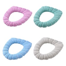 피어니스트 논슬립 빨아 쓰는 변기 커버 시트 4종 세트, 혼합, 1세트