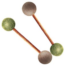 헬로키튼 고양이 다래박하 캣닢봉, 혼합색상, 2개