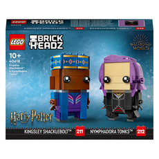 레고 브릭헤즈 40618 킹슬리 샤클볼트TM와 님파도라 통스TM, 혼합색상, 1개