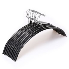 Back to Basics 防肩角無痕防滑基本款衣架, 10個, 黑色