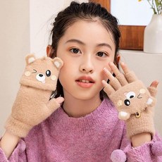 키즈트리 아동용 방한 캐릭터 반 장갑 ST-140