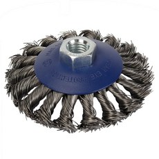 WORKPRO 螺母式扭結碗型鋼絲刷 125mm WP407054, 1個