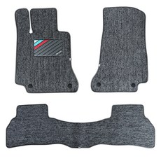 The Zone 新款線圈汽車腳踏墊 3件組 YE-31, 灰色圖案, KGM Torres EVX 2023年~