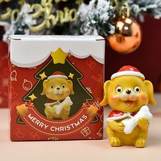 The Flow Commerce 聖誕快樂室內迷你裝飾品, 小狗, 1個
