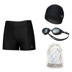 haxst 男性五分四角室內泳褲4件組 SIHTB-M12