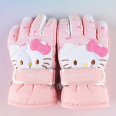 Hello Kitty 凱蒂貓 童款三麗鷗防寒填充手套