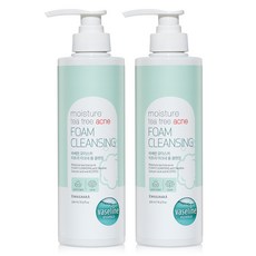 KWAILNARA 凡士林保濕茶樹抗痘洗面乳, 2個, 500ml