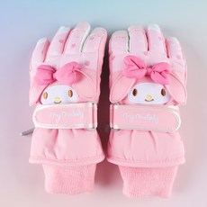 童款三麗鷗美樂蒂圖案防寒手套
