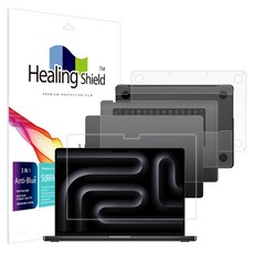 힐링쉴드 블루라이트차단 액정보호필름 + 외부 필름 3종 세트, 1개