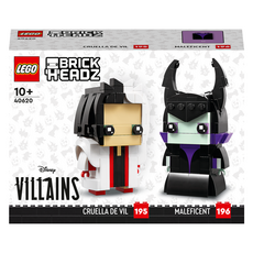 레고 브릭헤즈 40620 크루엘라와 말레피센트, 혼합색상, 1개