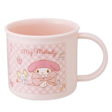 스케이터 전자레인지 항균 미니 머그컵 200ml KE4AAG, 마이멜로디FW, 1개