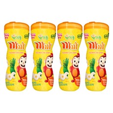 까까 유아용 코코몽 유기농 해달별 스낵, 곡물, 40g, 4개