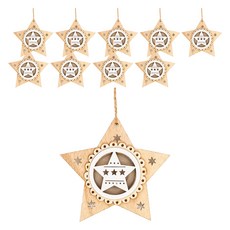 minhwashop 聖誕節裝飾氛圍燈DIY I240038F, 星星, 10個