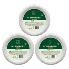 YUMU 더착한 식물성 용기 10cm, 10개입, 3개