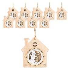 minhwashop 聖誕節裝飾品氣氛燈DIY I240038C, 雪人屋, 10個