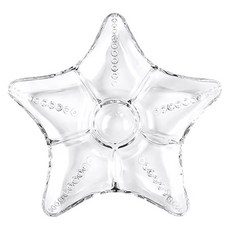 아메리칸로드 소스볼이 있는 별모양 유리 나눔접시 RK2280, 1개