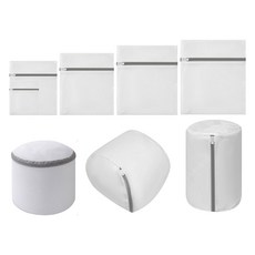 美好未來拉鍊洗衣袋8件組, 1套, 灰色