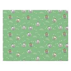 DONNAANDFRIENDS 聖誕精靈包裝紙 62 x 45 cm, 綠色, 10個