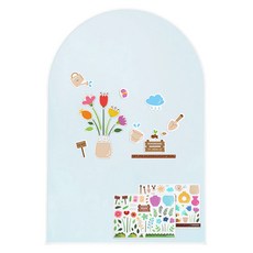 맘스보드 코코보드 + 가드닝 자석 교구 놀이 세트, 페퍼민트(보드), 혼합색상(교구), 1세트