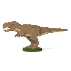 JEKCA 티라노사우루스 공룡 블럭 브라운 대형 M, 혼합색상, 1개