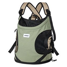 REDPUPPY 寵物Como前背袋, 橄欖色, 1個