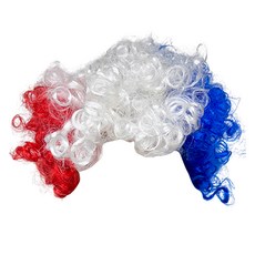 Party09 三色應援派對假髮, 1個, 混合顏色