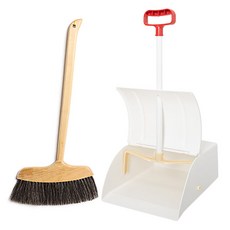 Clean Mate Poli 掃帚 + 自動畚箕套組, 1套, 混合顏色