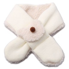 Monsieur 兒童羊羔毛小熊圍脖