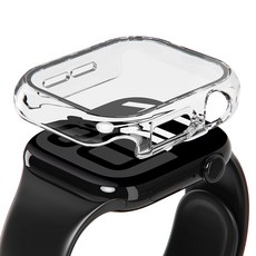 iamdue Apple Watch 混合式全包覆保護殼, 透明