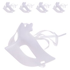 파티공구 유광오페라 반가면, 화이트, 5개