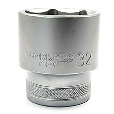 WORKPRO 短套筒 1/2" x 32mm WP274112, 1個