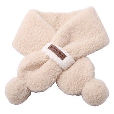 姆修 兒童絨毛球球圍脖