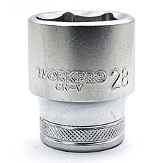WORKPRO 短套筒 1/2" x 28mm WP274109, 1個