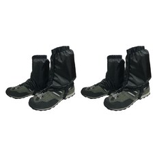 Elmountain 短版腿套 2件組, 黑色